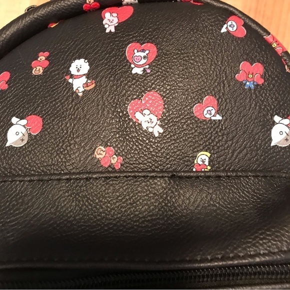 BTS Animated Characters BT21 Heart Squad Official Pattern Weekend Small Backpack